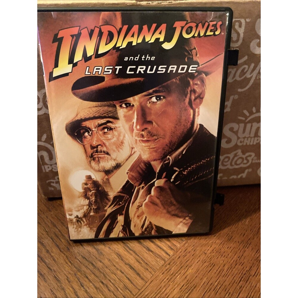 Indiana Jones and the Last Crusade (DVD, 1989) Harrison Ford Sean Connery